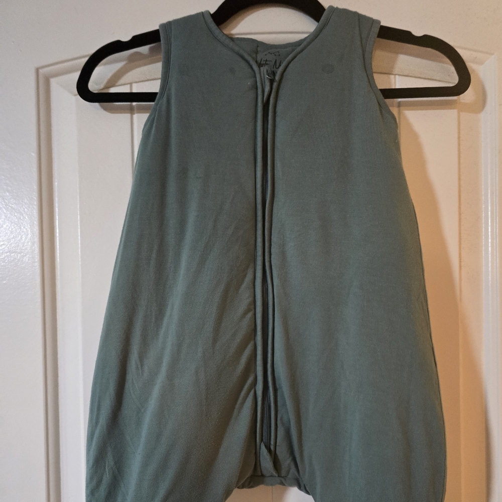 Sleeveless Blue Gray Kids One Piece